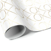 Gold Glam XOXO Cadeaupapier (Rol Hoek)