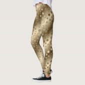 Gold Glam Yoga Pants Workout Leggings (Links)