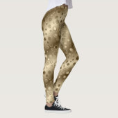 Gold Glam Yoga Pants Workout Leggings (Rechts)