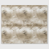 Gold Glam Zebra Animal Print Cadeaupapier (Vlak)