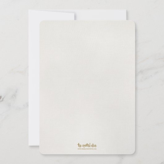 Gold Glamor Glitter Confetti Engagement Party Kaart (Achterkant)