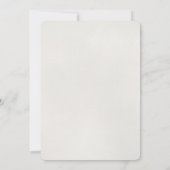 Gold Glamor Glitter Confetti Wedding Kaart (Achterkant)