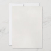 Gold Glamour Glitter Confetti Wijzig de datum Kaart (Achterkant)