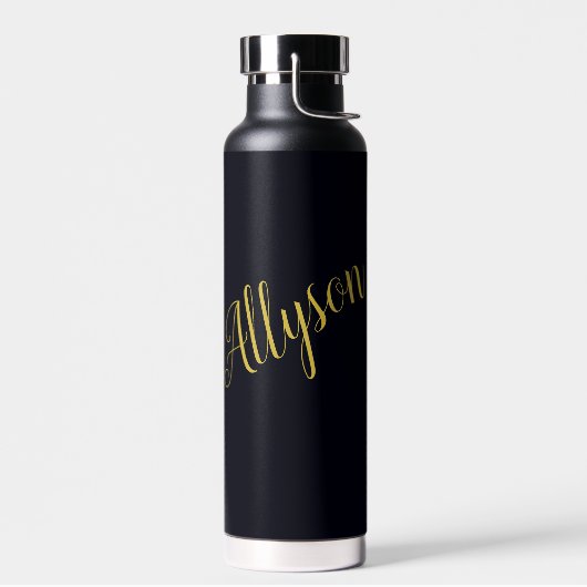 Gold glamour op maat waterfles (Links)