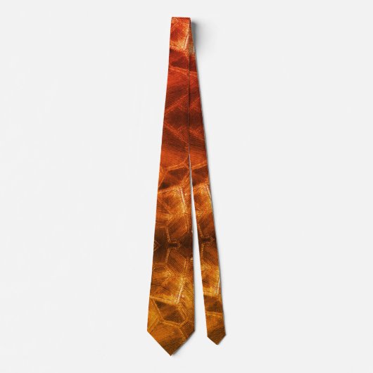 Gold Glass Antiek Stijl Handsome texture Pattern Stropdas (Voorkant)