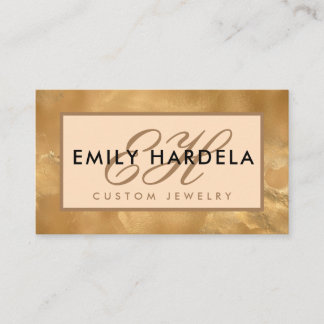 Gold Glass Effect Professional Visitekaartje