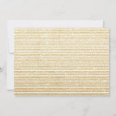 Gold Glitter 2018 Uitnodiging van Eve Party (Achterkant)