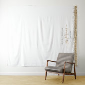 Gold Glitter 21st Background for Photos Tapestry Wandkleed (In Situ (horizontaal))