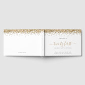 Gold Glitter 21ste verjaardag Gastenboek (Volledig)