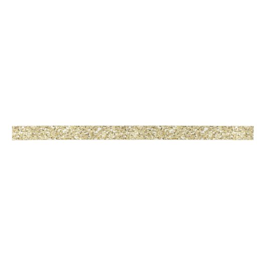 Gold Glitter 2 Satijnen Lint (Voorkant)
