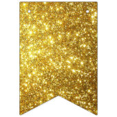 Gold Glitter 30thBirthday/Jubileum Party Banner (Eerste vlag)