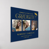 Gold Glitter 3 Welkomstteken foto Afstuderen Folie Afdrukken (Laagn)