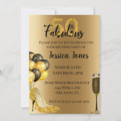 Gold Glitter 50 en Fabulous 50day Gold Kaart