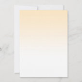 Gold Glitter 50th Birthday Party Invitation Kaart (Achterkant)