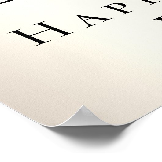 Gold Glitter 60th Birthday Party Poster (Hoek)