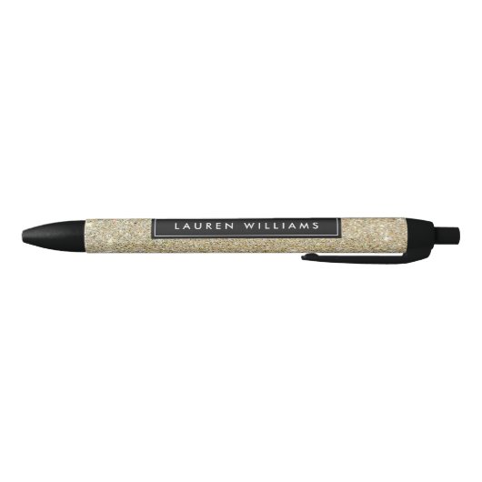 Gold Glitter Aangepaste pen (Bodem)