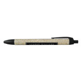 Gold Glitter Aangepaste pen (Bovenkant)
