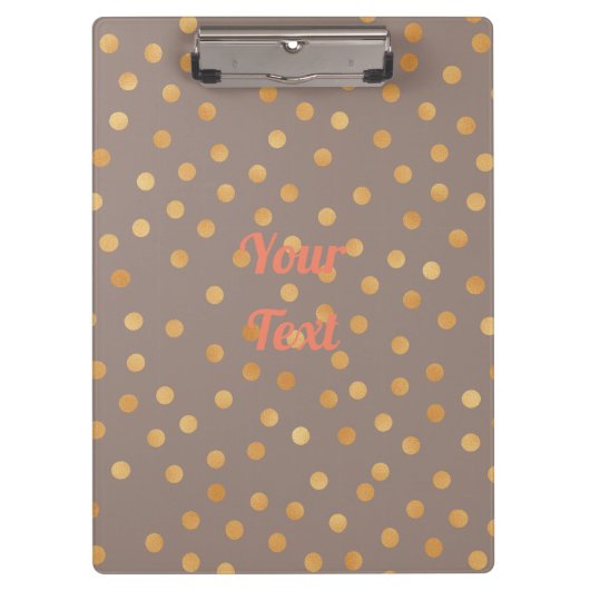 Gold Glitter aanpassen Klembord (Voorkant)