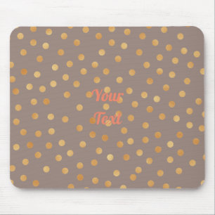 Gold Glitter aanpassen Muismat