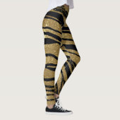 Gold Glitter Animal Print Leggings (Rechts)