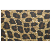 Gold Glitter Animal Print Stof (Fat Quarter)