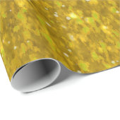 Gold Glitter Artwork Cadeaupapier (Rol Hoek)