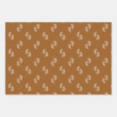 Gold Glitter Baby Feet Baby shower Wrapping Paper (Voorkant)