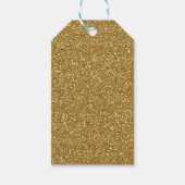 Gold Glitter Background Sjabloon Cadeaulabel (Voorkant)