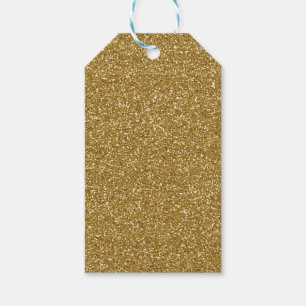 Gold Glitter Background Sjabloon Cadeaulabel