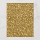 Gold Glitter Background Sjabloon Flyer (Voorkant)