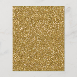 Gold Glitter Background Sjabloon Flyer