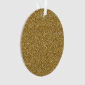 Gold Glitter Background Sjabloon Ornament (voorkant)
