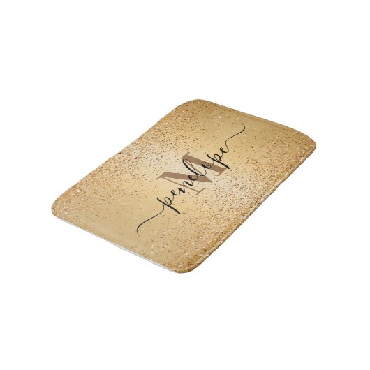 Gold Glitter Badmat (Gekanteld)
