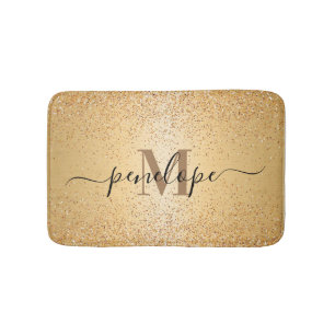 Gold Glitter Badmat