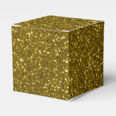 Gold Glitter Bedankdoosjes (Voorkant Zijde)