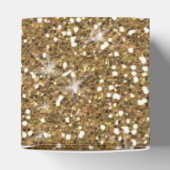 Gold Glitter bedrukt Bedankdoosjes (Bovenkant)