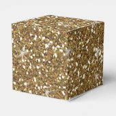 Gold Glitter bedrukt Bedankdoosjes (Achterkant)