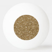 Gold Glitter bedrukt Pingpongbal (Achterkant)