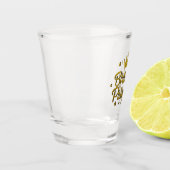 Gold Glitter "Birthday Princess" Shot Glas (Links)