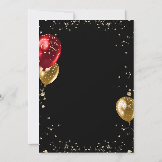 Gold Glitter Blue Agate Womans 50th Birthday Kaart (Achterkant)