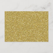 Gold Glitter Blush Pink Words of Advice for Brides Advieskaart (Achterkant)