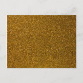 Gold Glitter Briefkaart (Voorkant)