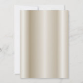 Gold Glitter Bronze Moderne All Occassion Custom Kaart (Achterkant)