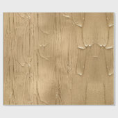 Gold Glitter Brushstrokes Texture Celebration Cadeaupapier (Vlak)