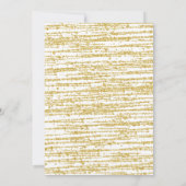 Gold Glitter Bubbles en Brews Weddenschap Shower Kaart (Achterkant)