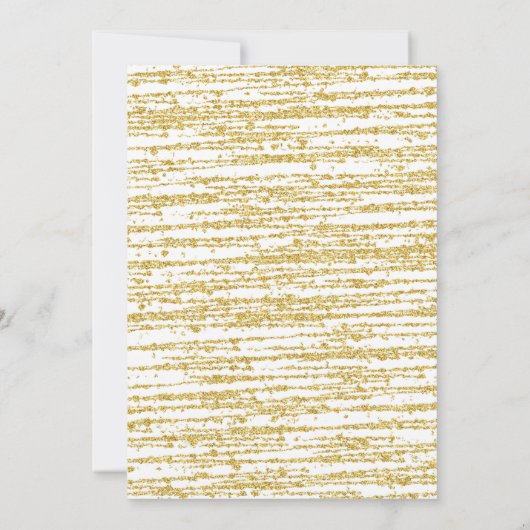 Gold Glitter Bubbles en Brews Weddenschap Shower Kaart (Achterkant)