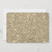 Gold Glitter Burgundy Marble 30th Birthday Kaart (Achterkant)