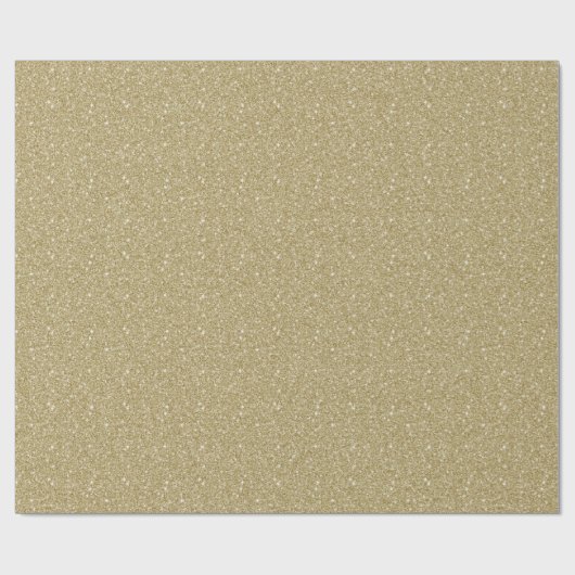 Gold Glitter Cadeaupapier (Vlak)