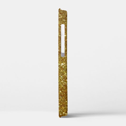 Gold Glitter Case-Mate iPhone Case (Achterkant / Links)