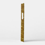 Gold Glitter Case-Mate iPhone Case (Achterkant / Rechts)